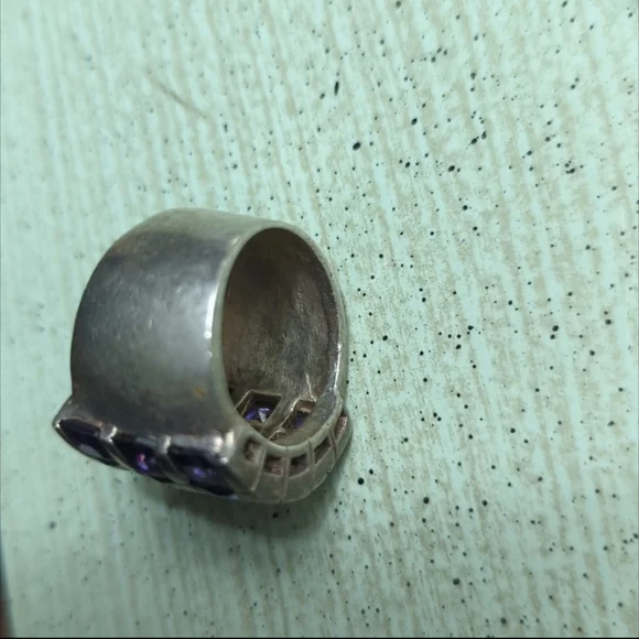 Purple chunky ring - Picture 3 of 4